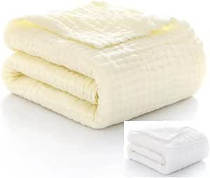 Nazbella Baby Muslin Swaddle Blankets for Boys and Girls, Wrap Soft Silky 2 Pack Organic Cotton M... | Amazon (US)