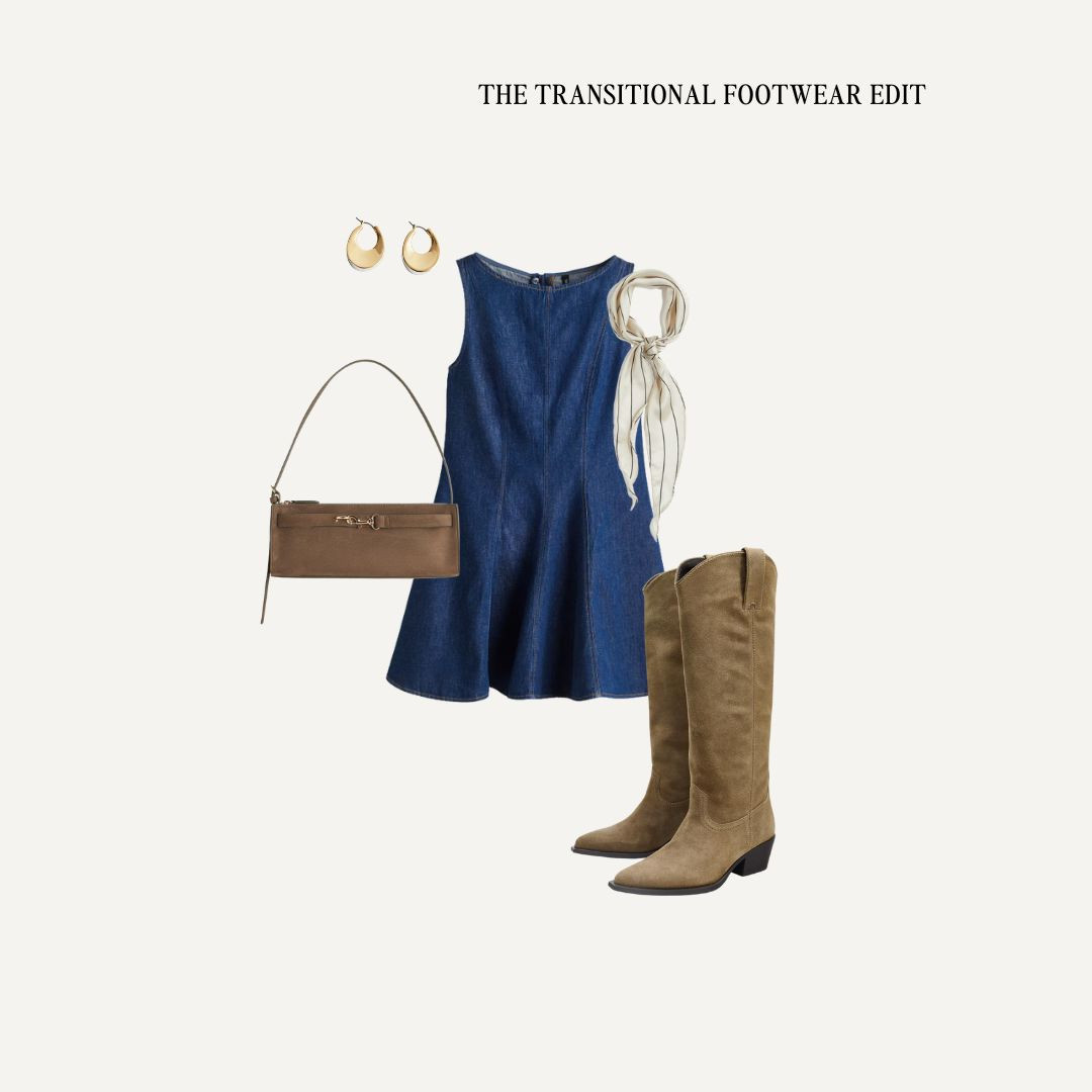 The Transitional Footwear Edit: Suede Cowboy Boots

Autumn outfits, denim dress, knee high boots, brown suede, transitional outfit 

 #LTKuk #LTKautumn #LTKshoes