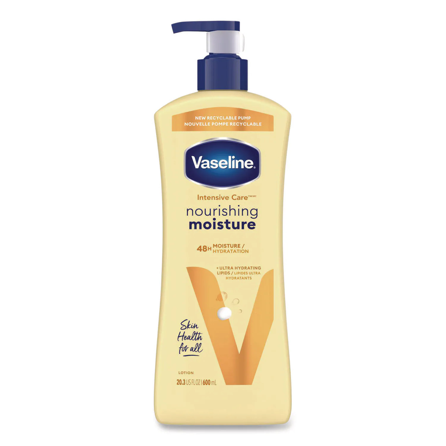 Vaseline Intensive Care Nourishing Moisture Body Lotion 20.3 oz Pump Bottle | ESNUNI07900EA | Lowe's