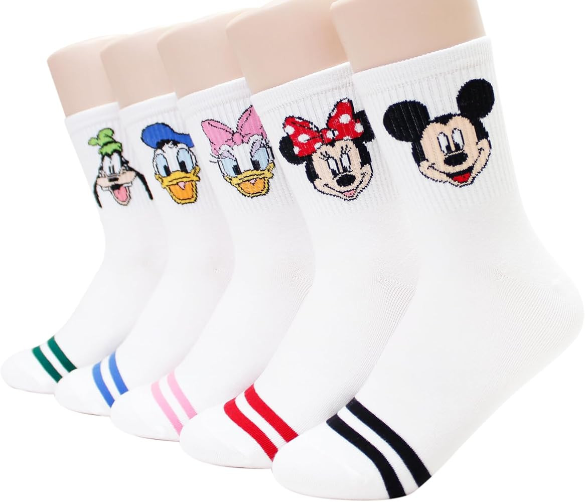 Cartoon Character Series Women and teen girls Licensed Socks Collection | Amazon (US)