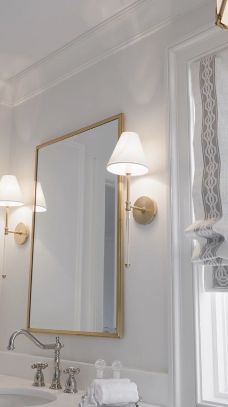 Bathroom mirrors don’t have to be boring! They can be the simple pop of style a bathroom needs to take it from drab to fab! Check out these beauties to get your bathroom looking stylish 

#LTKFind #LTKhome