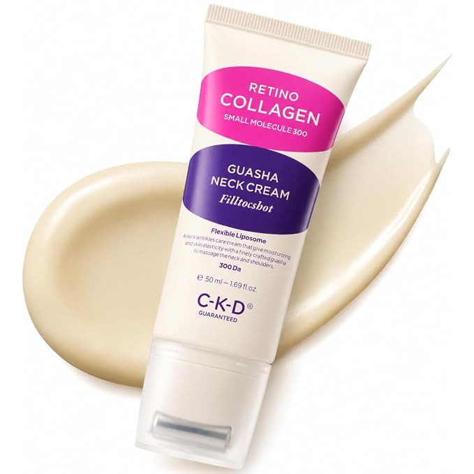 CKD Retinal Collagen Filltocshot Gua Sha Neck Cream with Retinal 400 ppm | Advanced Lifting & Fir... | Amazon (US)