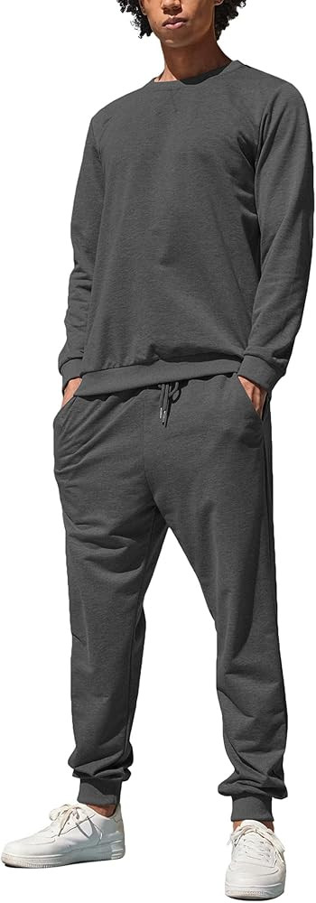 COOFANDY Men's Tracksuit 2 Piece Long Sleeve Pullover Jogging Track Suit Athletic Casual Sweatsui... | Amazon (US)