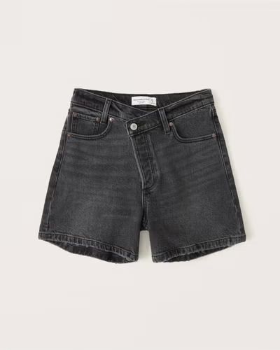 Women's High Rise Dad Shorts | Women's | Abercrombie.com | Abercrombie & Fitch (US)