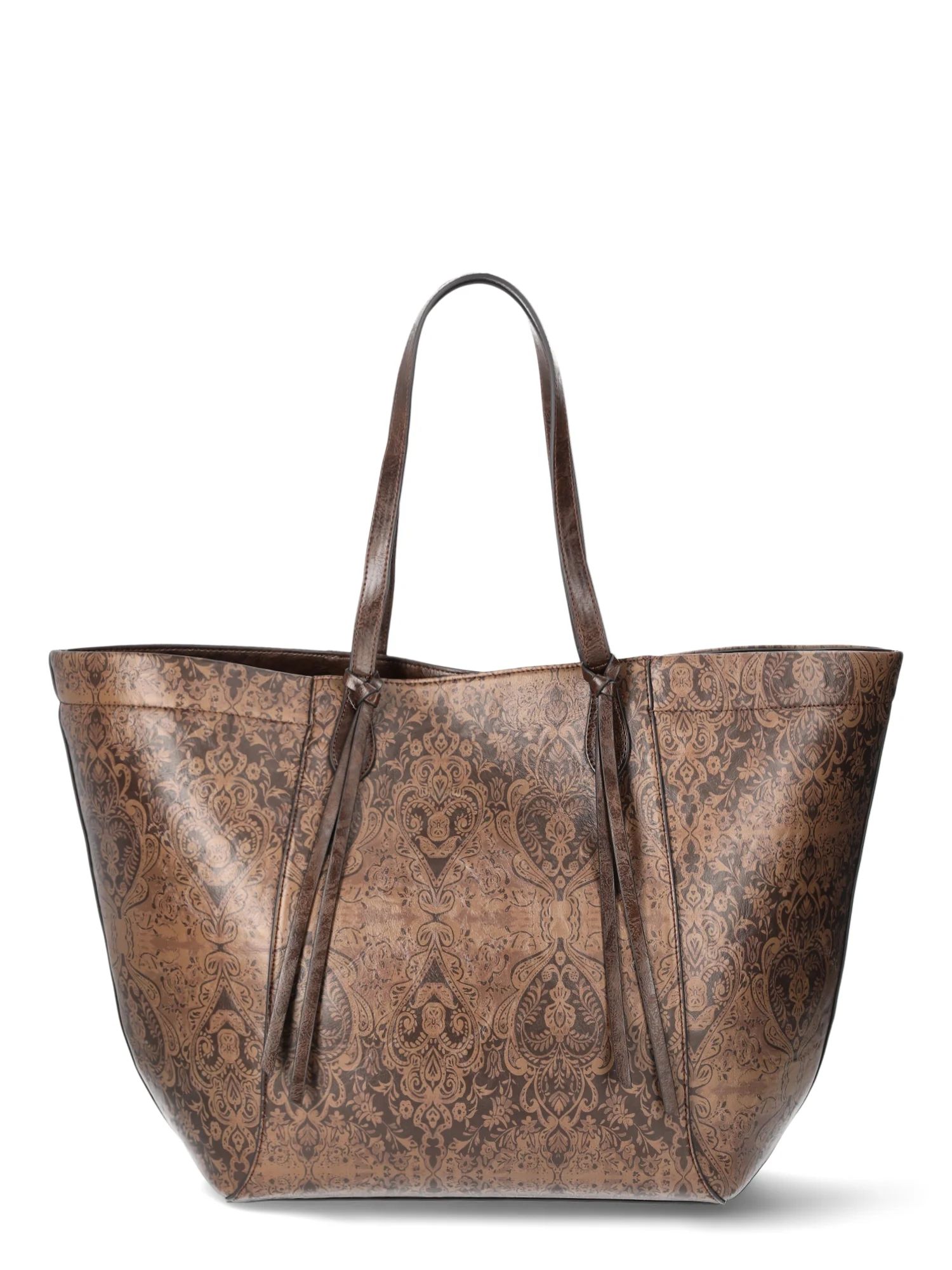 The Pioneer Woman Tapestry Print Large Tote Bag, Brown, Women’s - Walmart.com | Walmart (US)