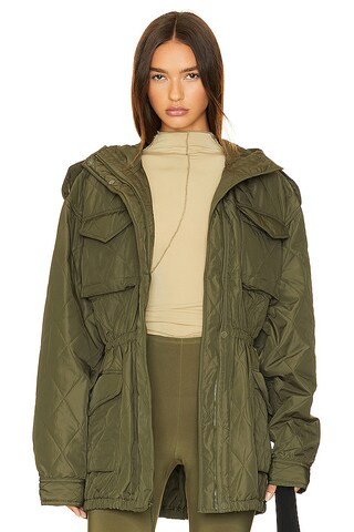 Quilted Hooded Cargo Jacket
                    
                    Norma Kamali | Revolve Clothing (Global)