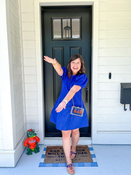 Next up, one of my favorite celebrations…. GAMEDAY! @belk had the perfect Gator blue dress for cheering on my boys at home or at Ben Hill Griffin! I love their selection of fun fall frocks for my gameday girls (even if you’re just there for the tailgate!) #happybirthdaybelk #sponsored

#LTKstyletip #LTKfindsunder50 #LTKSeasonal