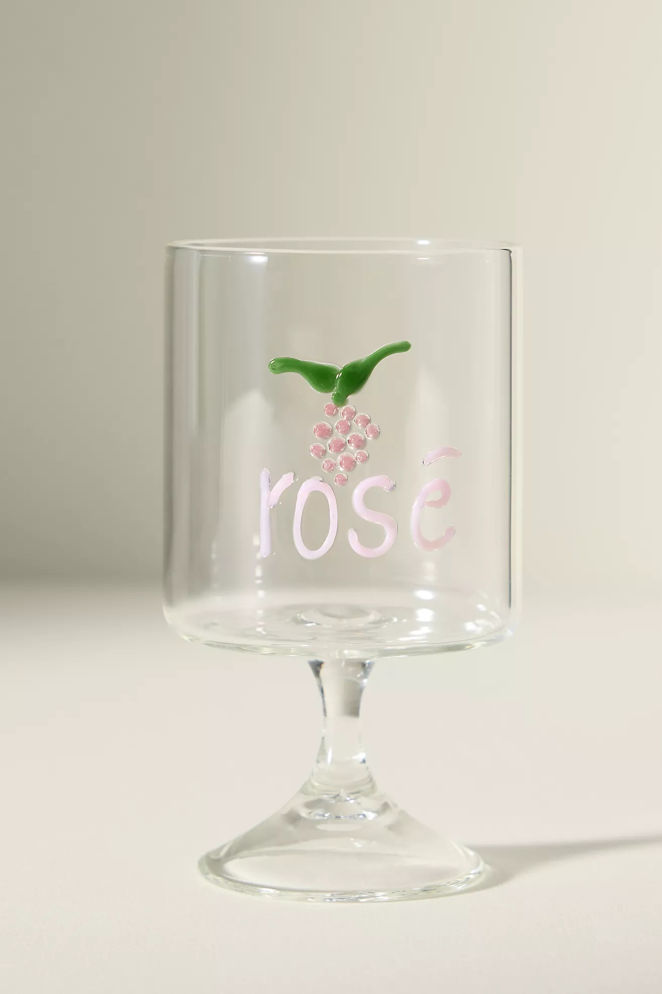 Word Play Wine Glass | Anthropologie (US)