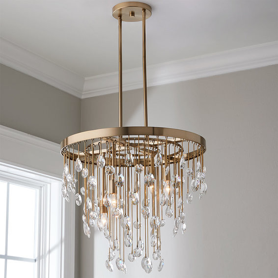 Crystal Springs Chandelier | Shades of Light