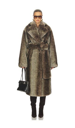 Camila Coelho Iordana Coat in Charcoal. - size XS | Revolve Clothing (Global)
