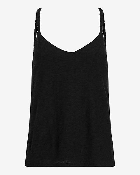 Braided Strap V-Neck Cami | Express