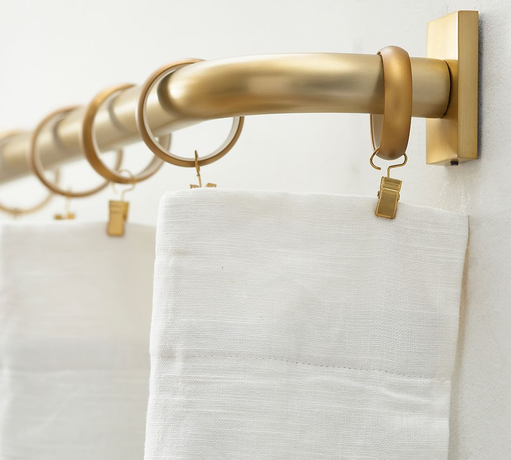 Hidden Connection Room Darkening Curtain Rod | Pottery Barn (US)