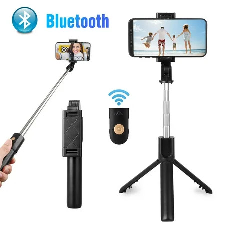EEEKit 2 in 1 Selfie Stick Kit - Extendable Selfie Stick Tripod Handheld Phone Tripod Monopod with B | Walmart (US)