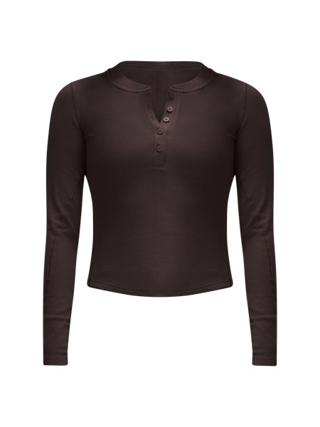 Hold Tight Long-Sleeve Henley | Women's Long Sleeve Shirts | lululemon | Lululemon (US)