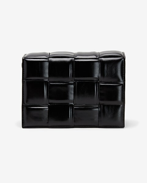 Padded Woven Crossbody Bag | Express