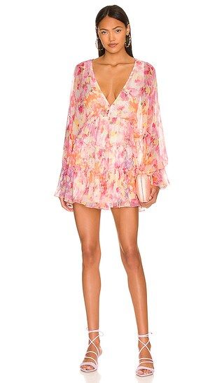 Miyu Mini Dress in Pink | Revolve Clothing (Global)