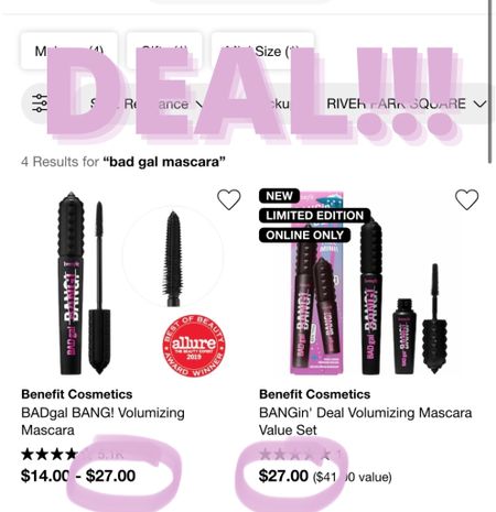 SALE ALERT - my favorite mascara has a deal right now where you can get a free mini for the same price as the single

(Mascara, beauty finds, Sephora, makeup, eye makeup, sale alert, budget, beauty finds)

#LTKunder50 #LTKsalealert #LTKbeauty