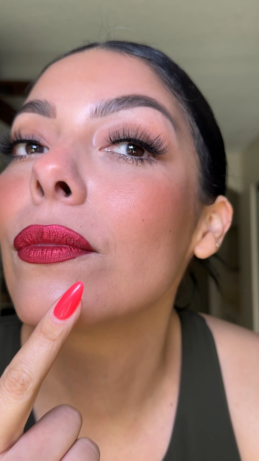Trying on this stunning metallic red liquid lipstick that feels like velvet, not matte. It's transfer-proof, ultra-comfortable, and under $10. Perfect for a bold, glamorous look that lasts all day.​

#RedLipstick #MetallicLips #LiquidLipstick #VelvetLipstick #TransferProofLipstick #AffordableBeauty #MakeupUnder10 #GlamMakeup #BoldLips #LipstickLover #MakeupAddict #BeautyOnABudget #LipstickSwatch #MakeupTutorial #LipstickReview #DrugstoreMakeup #CrueltyFreeBeauty #VeganMakeup #MakeupInspo #LipstickOfTheDay​

#LTKBeauty #LTKOver40 #LTKWatchNow