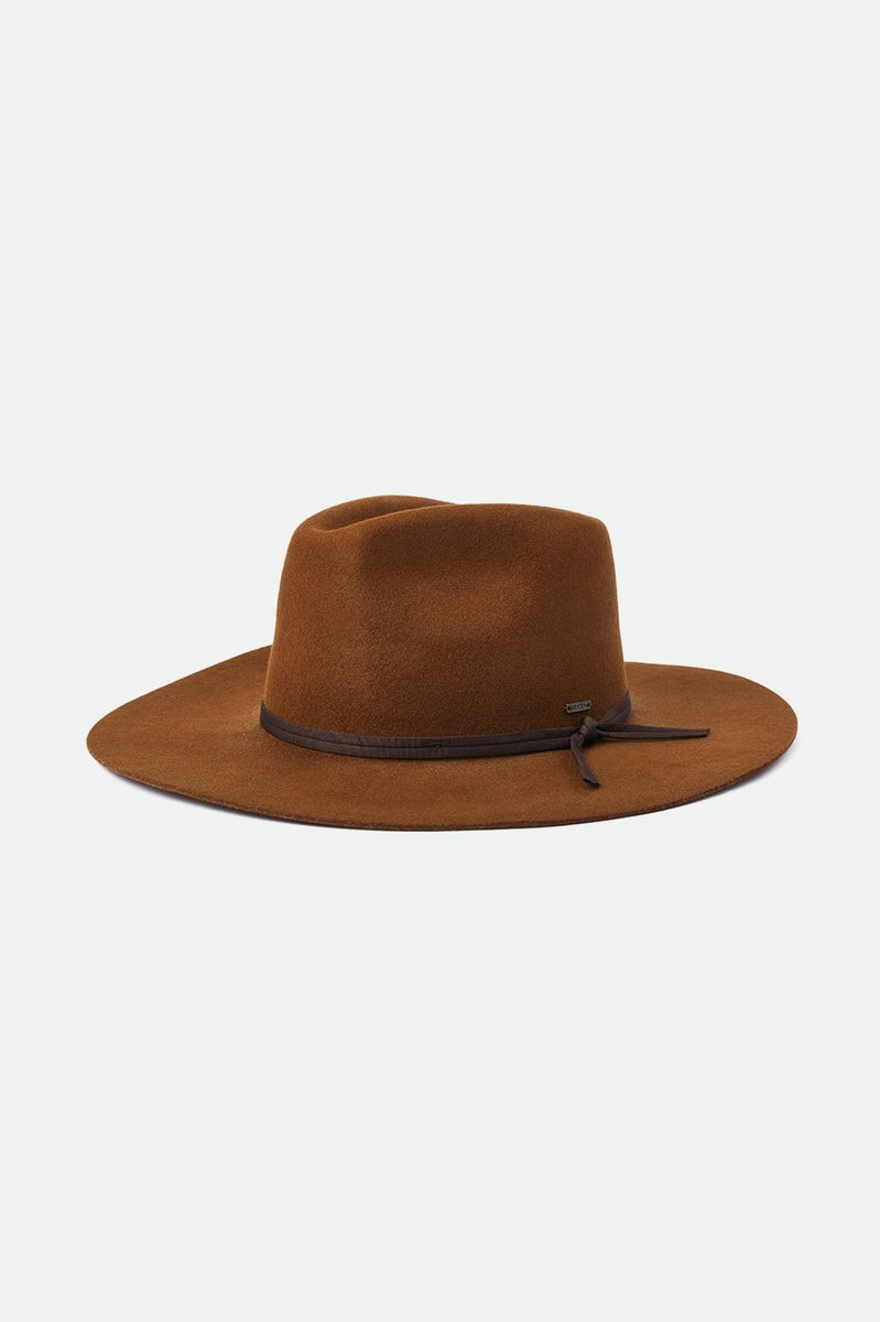 Unisex Cohen Cowboy Hat in Coffee | Brixton