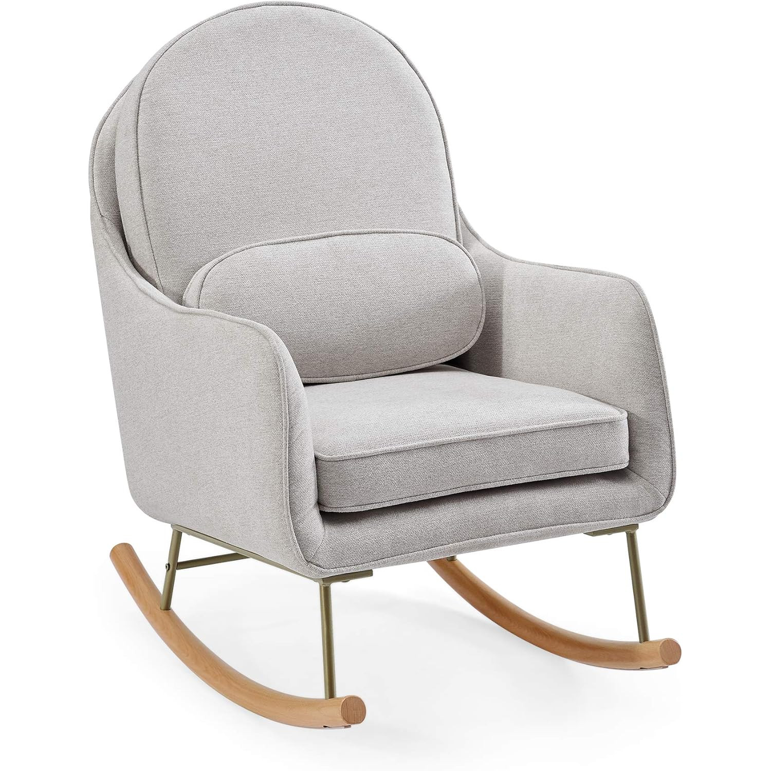 Delta Children Ella Rocker with LiveSmart Evolve Fabric, Limestone/Melted Bronze and Natural Rock... | Amazon (US)