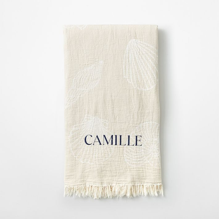 Nautical Lightweight Turkish Towel | Mark and Graham