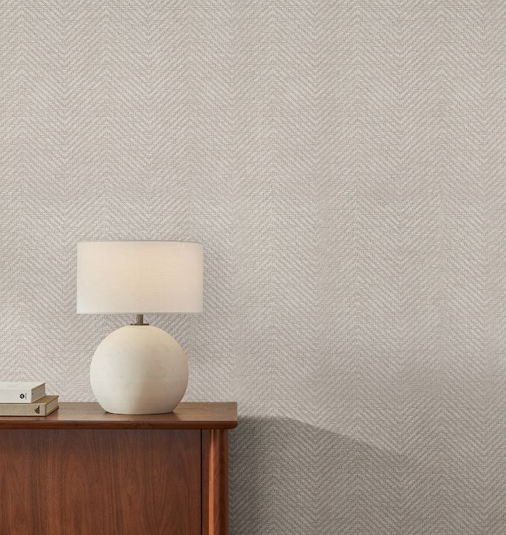 Faux Grasscloth Parquet Textured Peel &amp; Stick Wallpaper | Rejuvenation