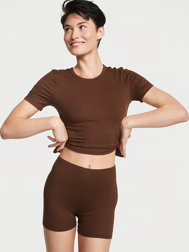 Ribbed Modal Tee Shorts Set | Victoria's Secret (US / CA )