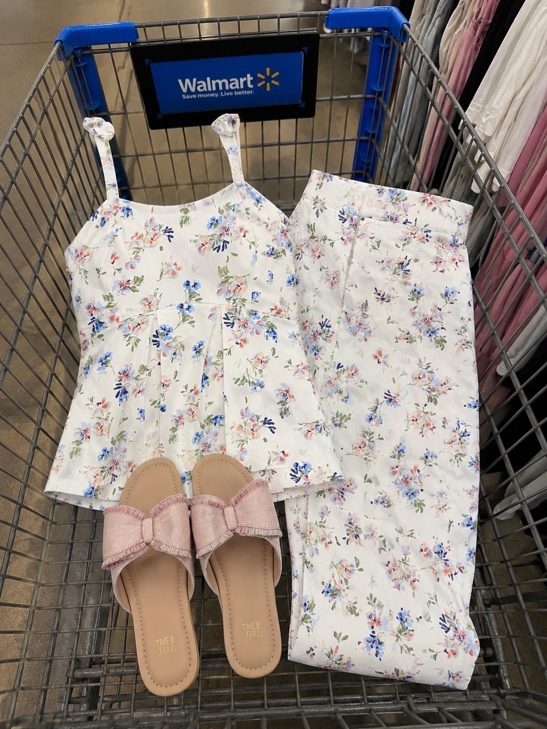 Floral printed separates you can wear as a set or mix and match.

#LTKootd #LTKOver40 #LTKSeasonal