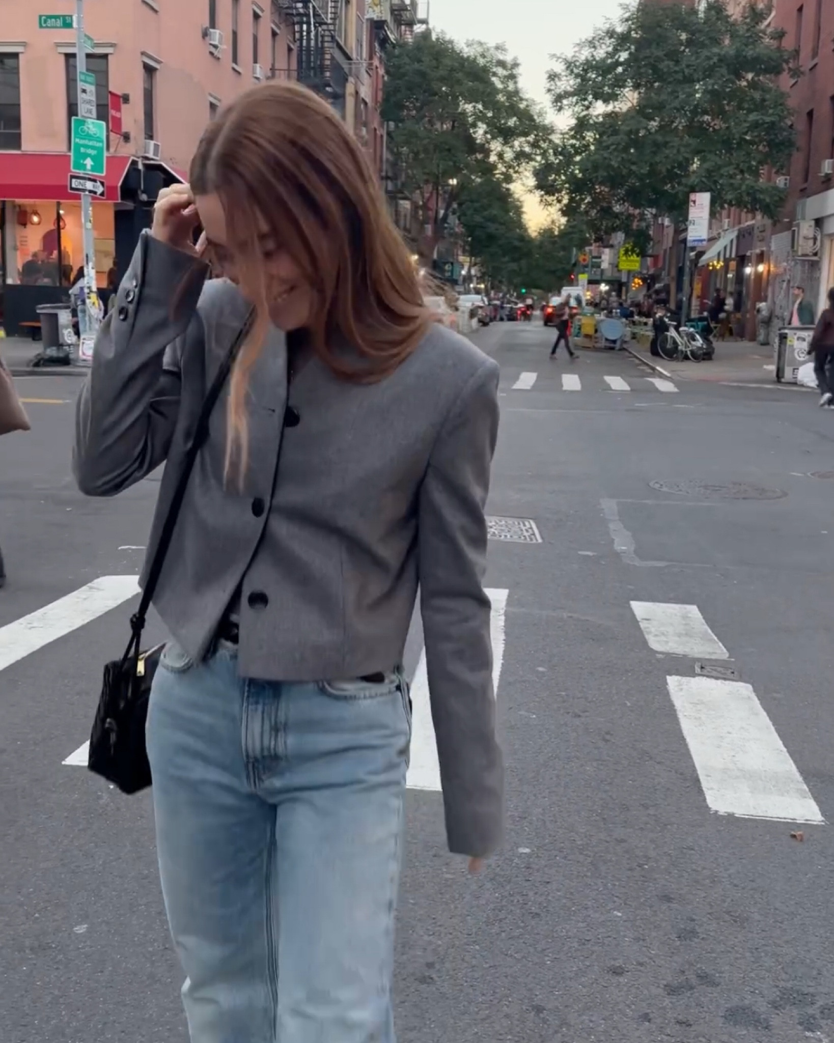 Love cute cropped blazer from Maria McManus — a gorgeous New York designer to know 