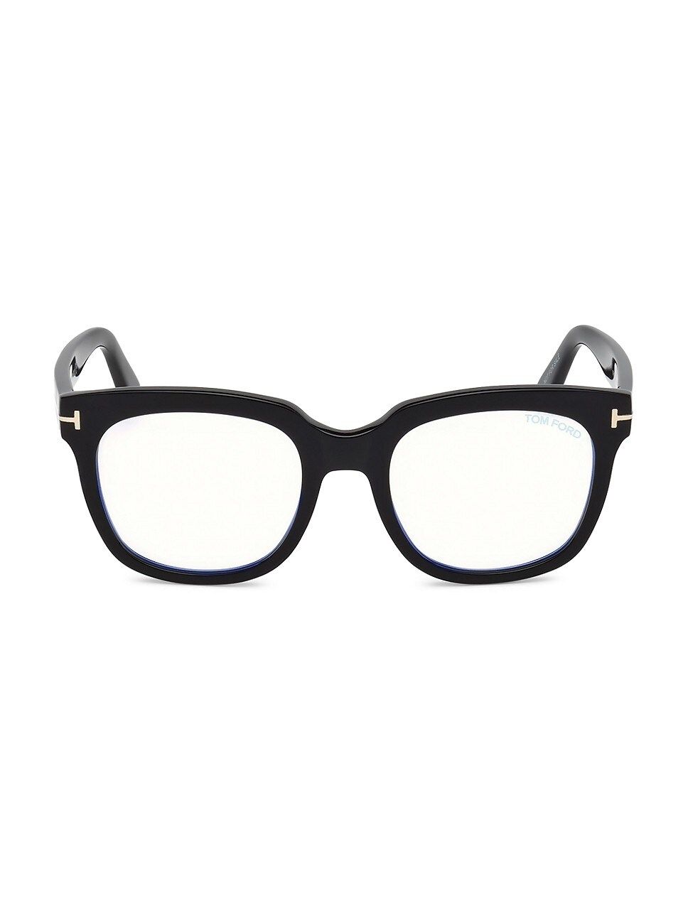52MM Geometric Blue Filter Eyeglasses | Saks Fifth Avenue