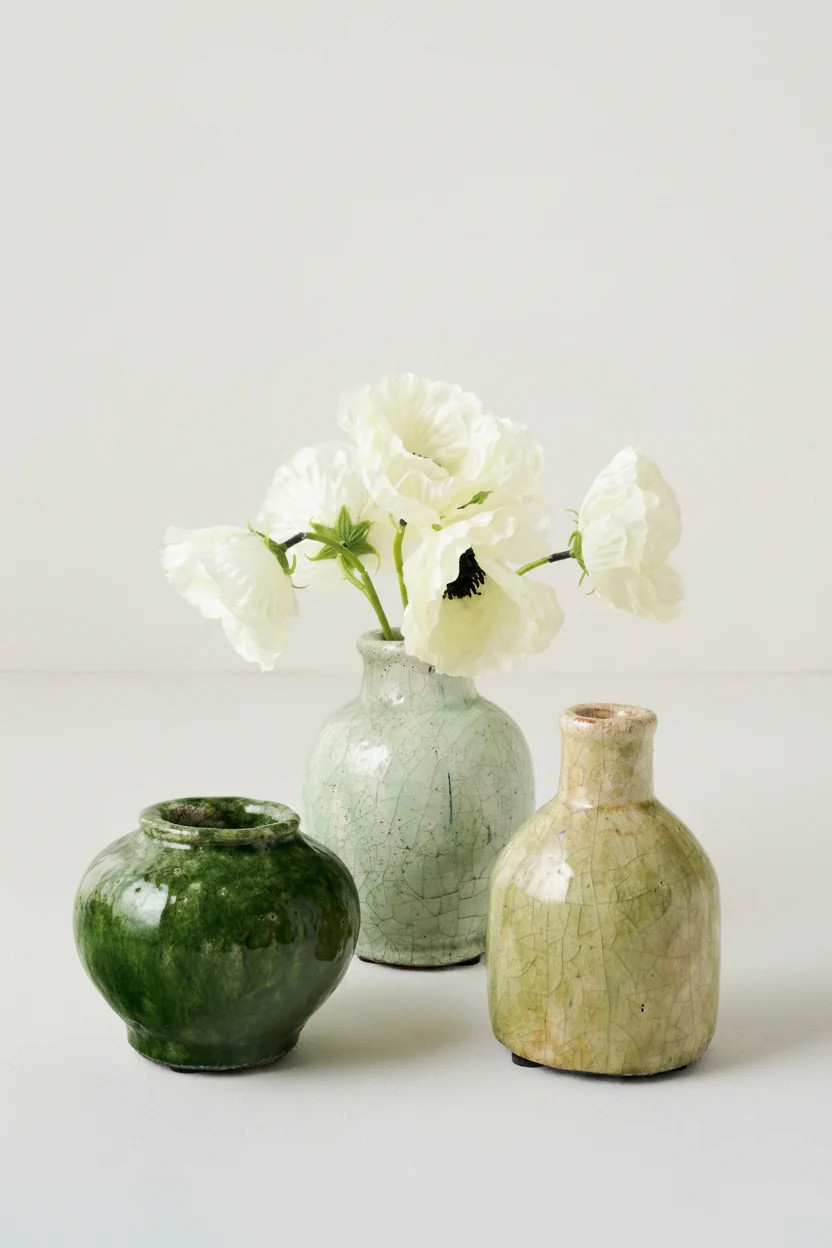 Blair Crackle Glaze Bud Vase | Magnolia