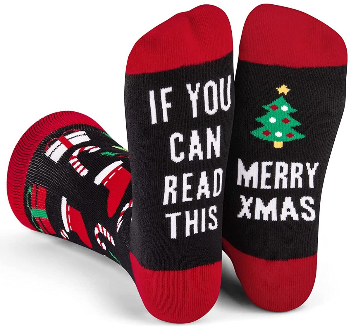 Funny Novelty Socks for Men Women,Christmas Stocking Stuffers Fun Birthday Gifts Geek Santa Gifts... | Walmart (US)