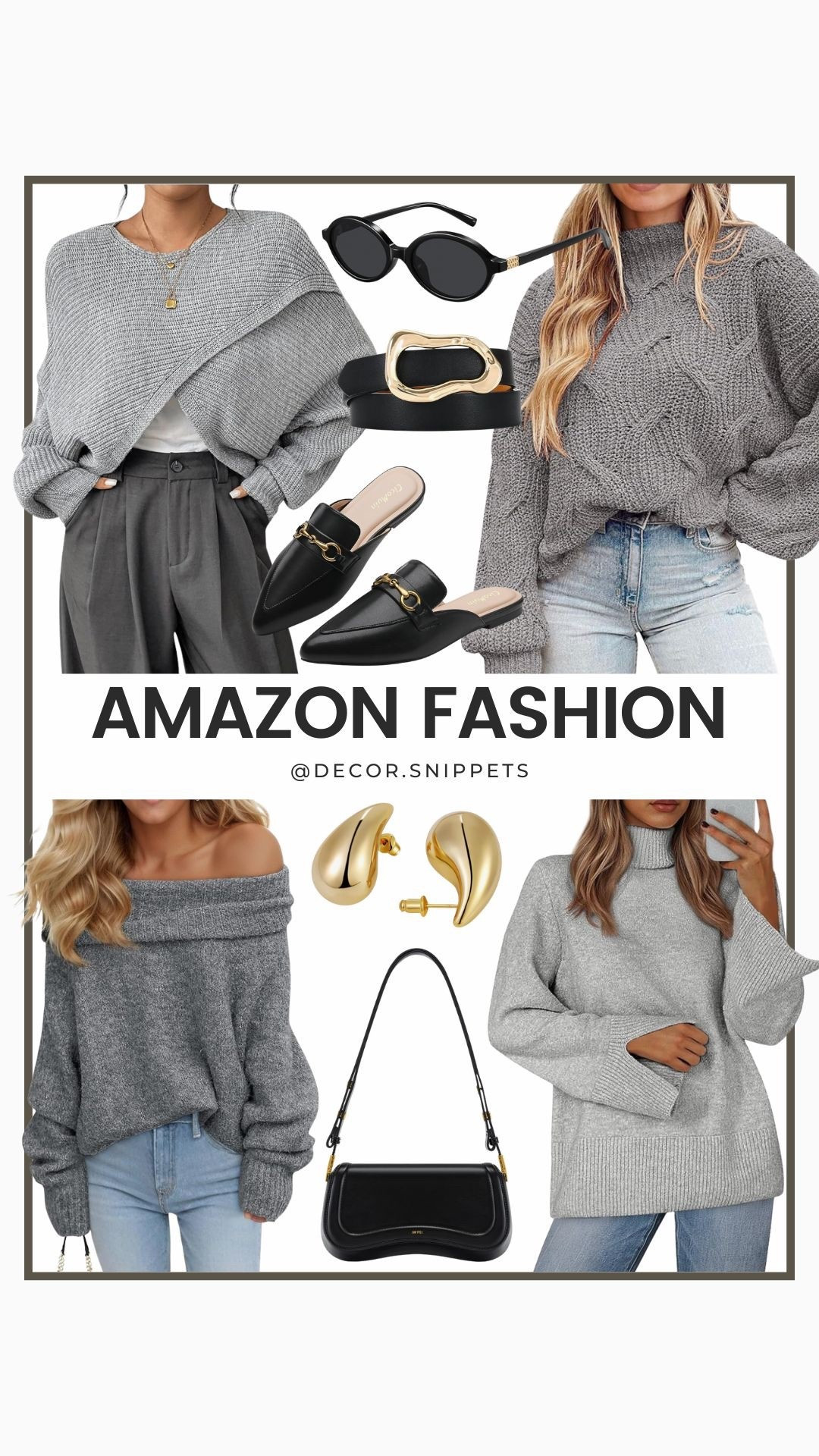 Your fall wardrobe just got an upgrade 🍁🖤 Loving these cozy Amazon finds—classic knits, sleek accessories, and everyday essentials you’ll reach for all season long.
🛍️ Tap the link to shop the full look now! #AmazonFinds #FallFashion #LTKStyle #LTKAmazon
