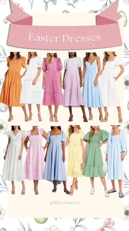 Easter Dresses I’d Wear 

Spring MIDI dresses. Bridal Shower Dresses and Baby Shower Dresses 

#LTKwedding #LTKbump #LTKSeasonal