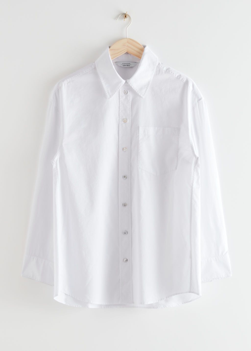 Oversized Voluminous Button Up Shirt - White | & Other Stories (EU + UK)