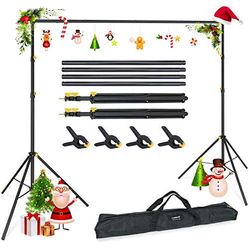LINCO Lincostore Backdrop Support Stand Kit 10x6.5ft Adjustable Photography Studio Photo Backgrou... | Amazon (US)