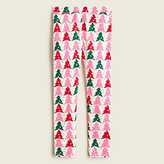Girls' everyday leggings in foil block print | J. Crew US