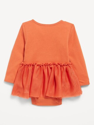 Long-Sleeve Graphic Bodysuit Tutu Dress for Baby | Old Navy (US)
