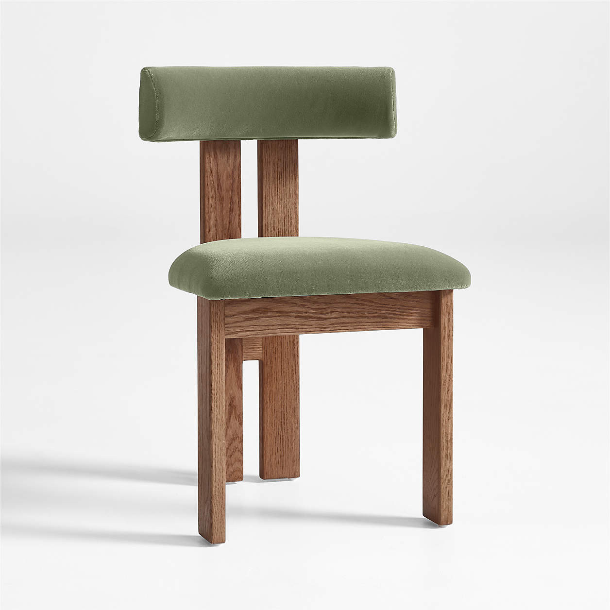 Ceremonie Green Mohair Dining Chair by Athena Calderone + Reviews | Crate & Barrel | Crate & Barrel
