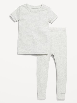 Snug-Fit Ribbed Pajama Set for Toddler & Baby | Old Navy (US)