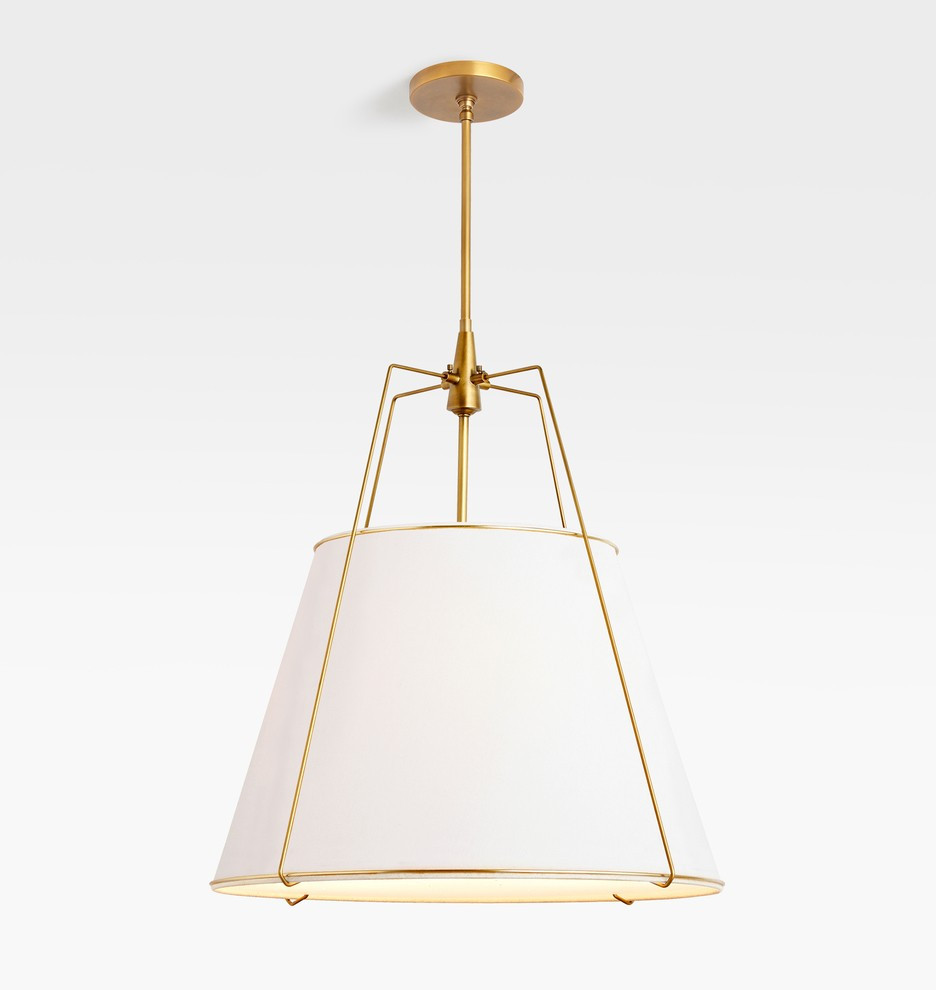 24" Conical Drum Pendant | Rejuvenation