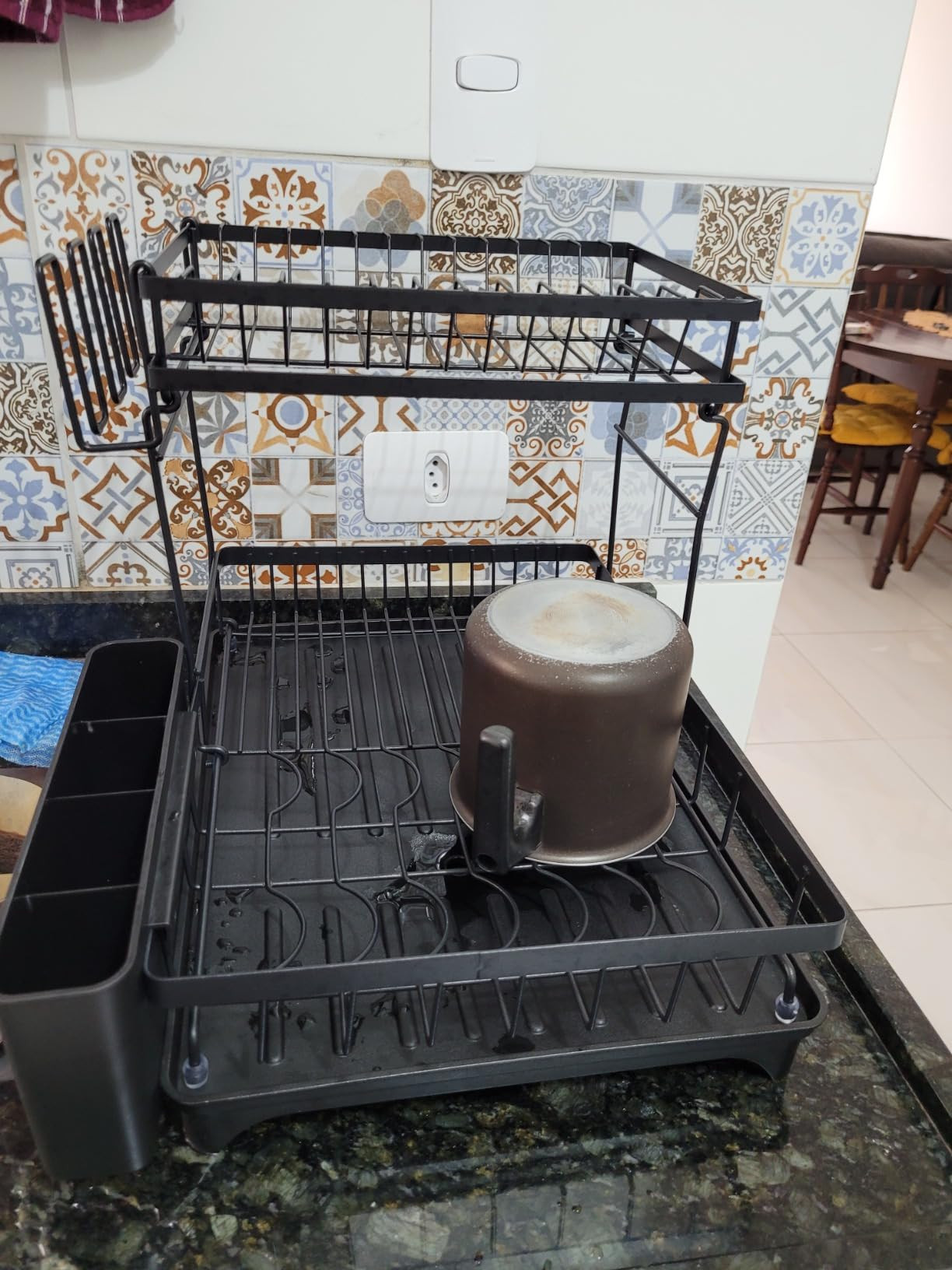 Escorredor de Louça Inox com Porta Pratos, Talheres Copos Modular Master, Escorredor de Louça S... | Amazon (BR)