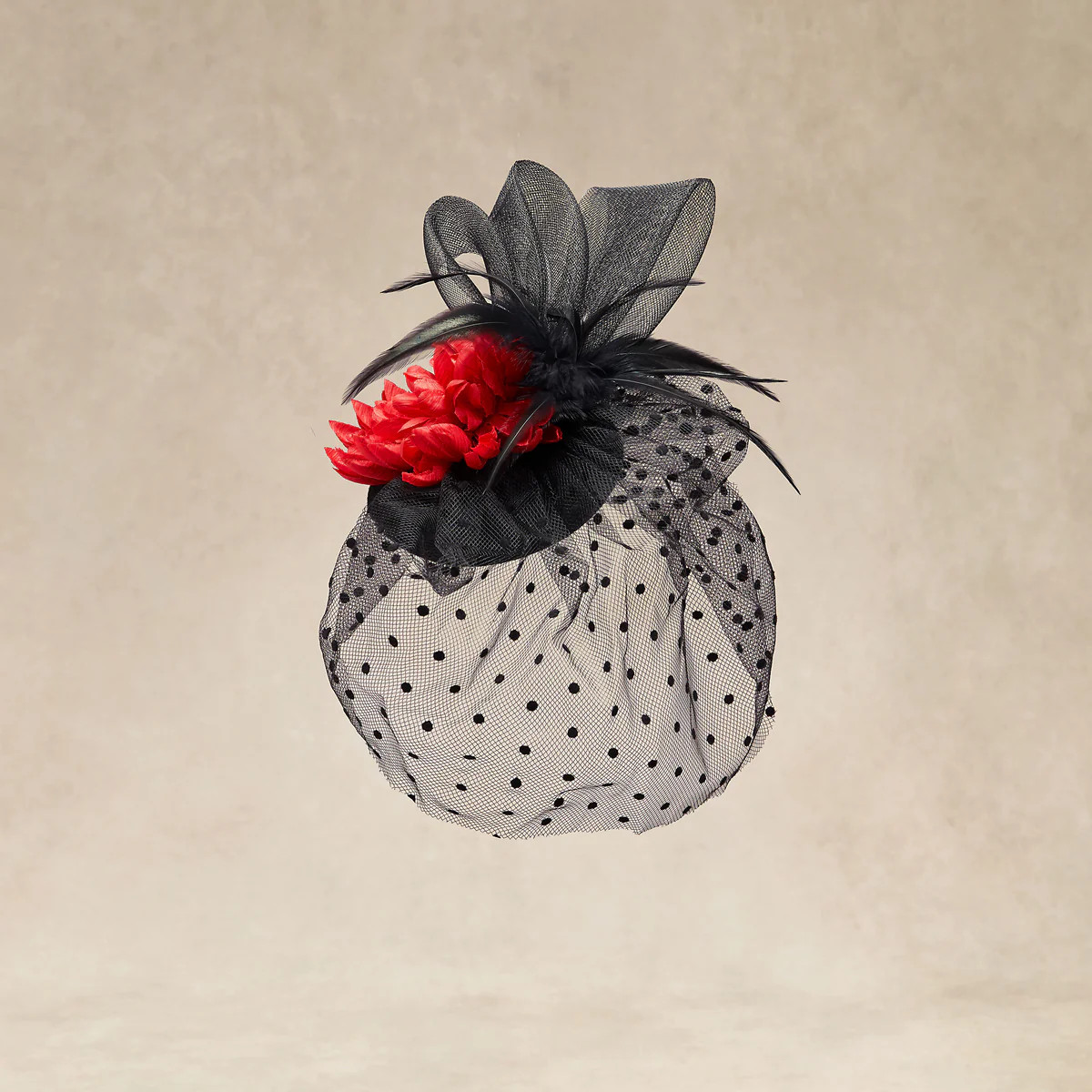 Shop Fascinator Hat - Floral Feather Veil Fascinator | BABEYOND | BABEYOND