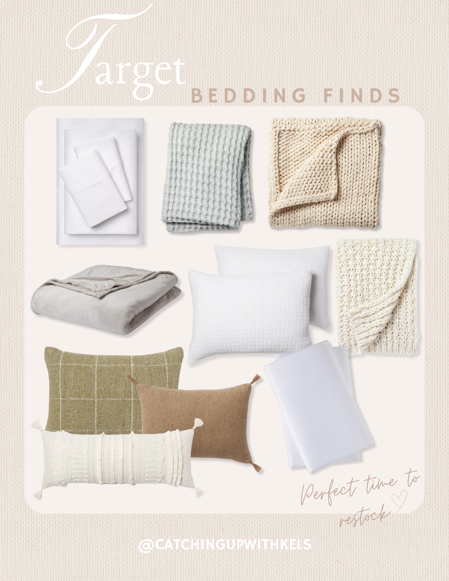 Looking for a bedding refresh? Target has so many great options! I am loving all their cozy throw blankets currently and they have so many great sheet sets right now too! #bedding #targethome 

 #LTKHome