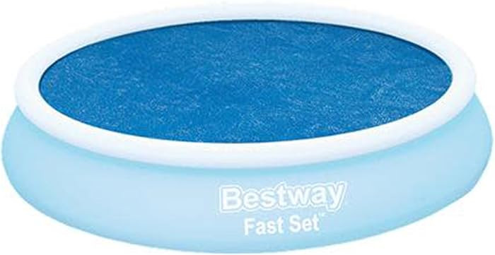Bestway Round Solar Pool Cover for 10’ Round Above Ground Swimming Pools - Heat Retention & Pro... | Amazon (US)