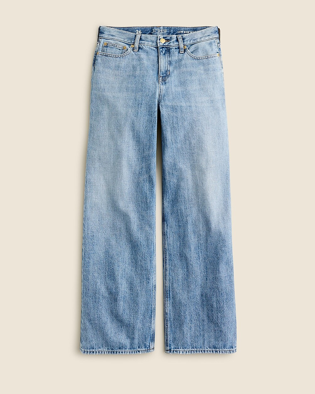 Lower-rise wide-leg jean in Sydney wash | J. Crew US