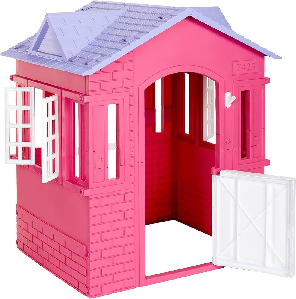 Little Tikes Cape Cottage Pretend Princess Playhousefor Kids, Indoor Outdoor, with Working Doors ... | Amazon (US)