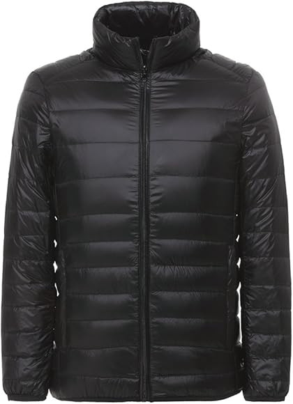 LANBAOSI Men Winter Coats Water-Resistant Ultra Lightweight Packable Puffer Jacket Casual Outerwe... | Amazon (US)