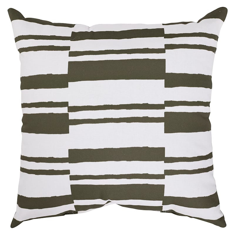 Avocado Broken Stripe 16In | At Home