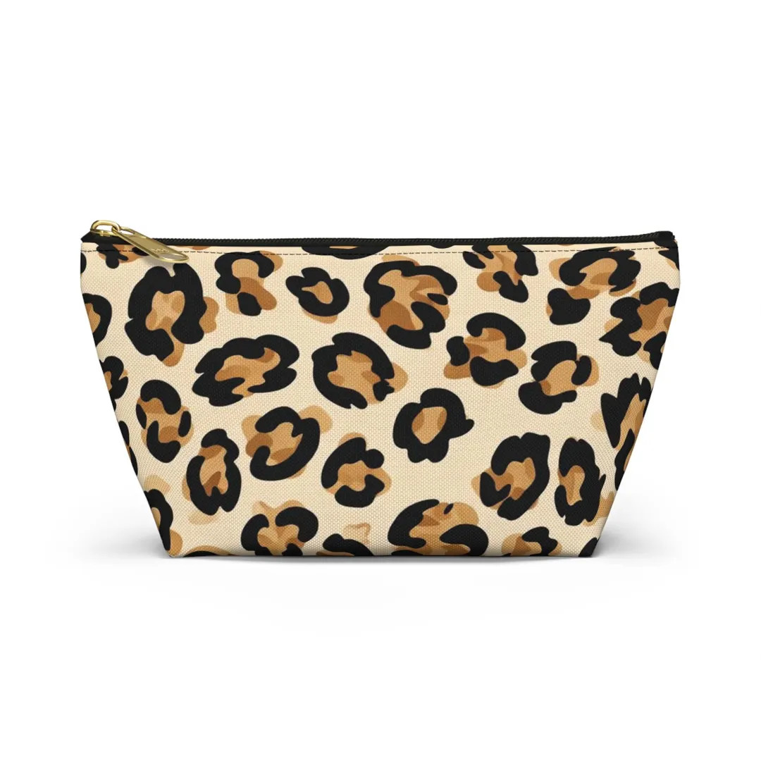Leopard Print Accessory Pouch | Etsy (Global)